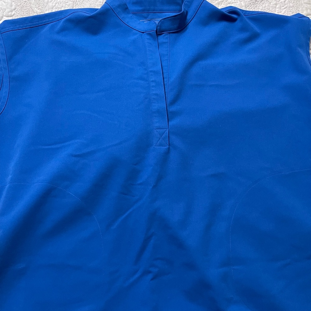 Figs Royal Blue Rafaela scrub top